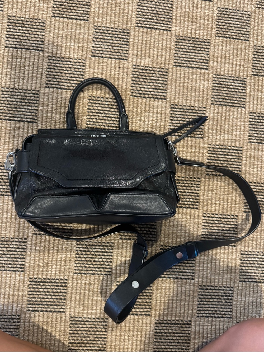 RAG & BONE genuine leather crossbody bag
